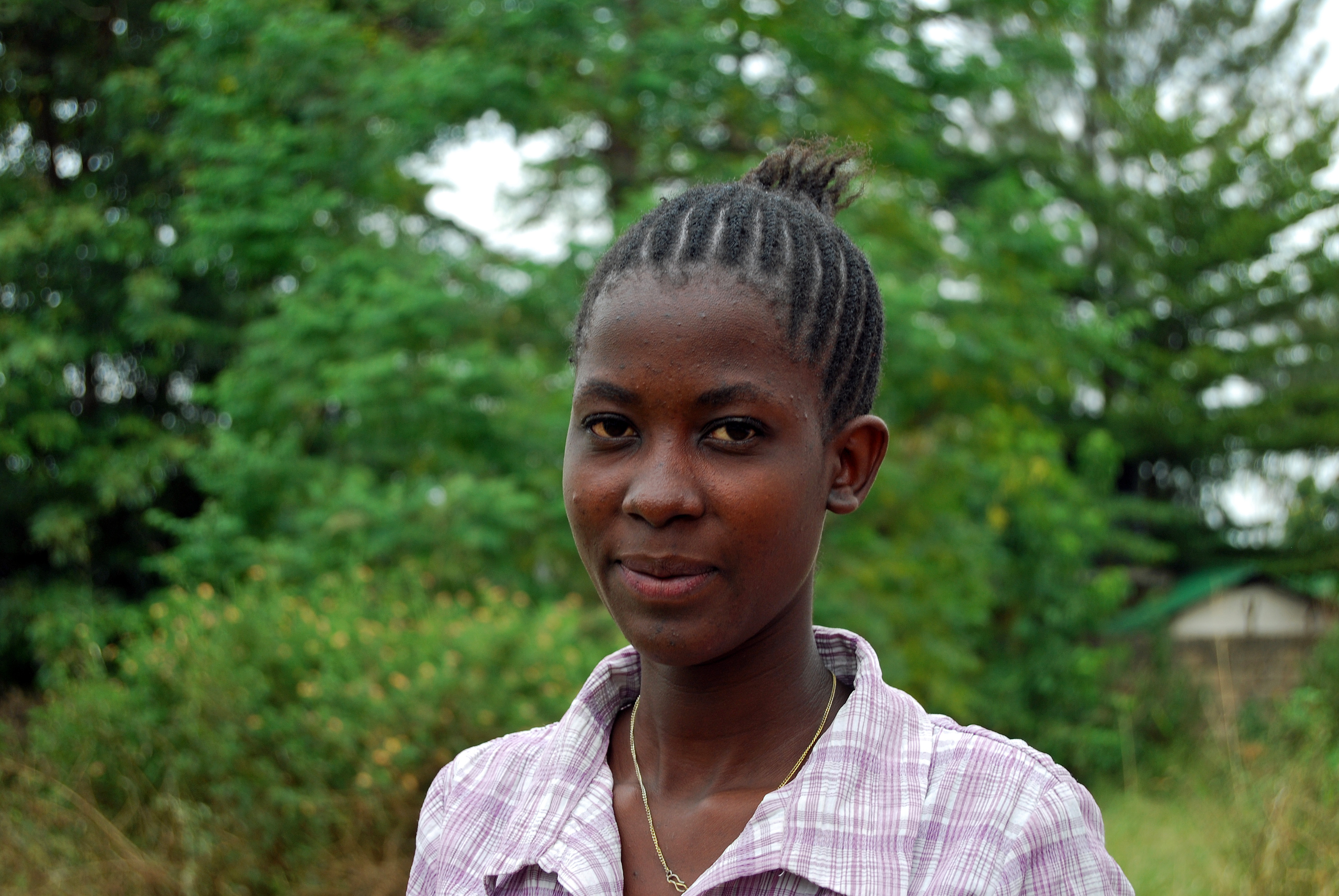 19-åriga Martina Daniel vägrade att bli könsstympad. Bild: Sofia Hallonsten.
