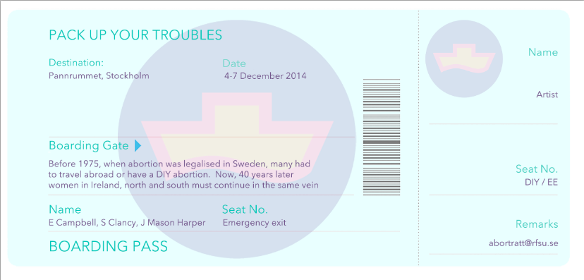 Boarding Pass framsida