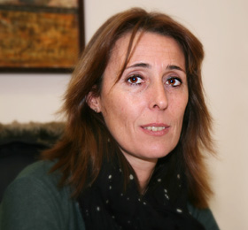 Sònia Martínez, borgmästare i La Jonquera. Foto: Emma Sofia Dedorson 